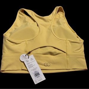 NWT CALIA Sports Bra Yellow Size Medium